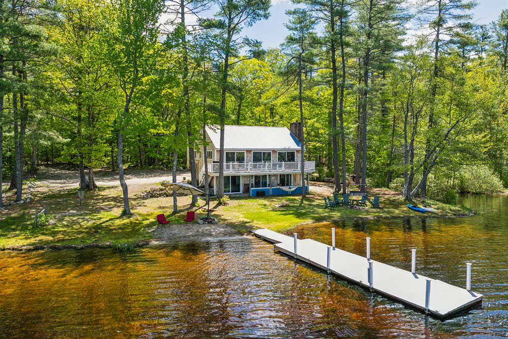 Swim, kayak, or fish from your own dock.